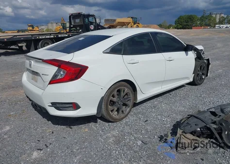 2019 Honda Civic Sport from USA, damaged, VIN 2HGFC2F82KH576151